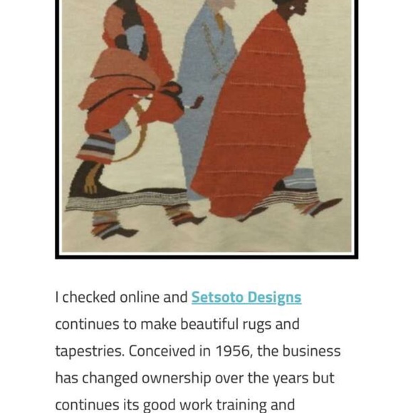 Mohair Handwoven Wall Hanging Tapestry by SetSoto Design - Picture 3 of 8